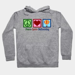 Peace Love Hot Air Balloons Hoodie